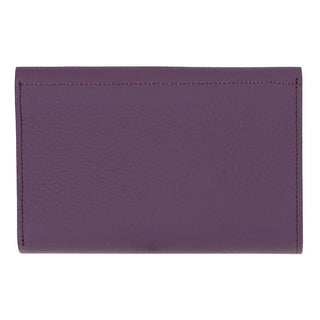 Linea Leather Women's Wallet, Purple - UnBranded