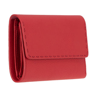 Linea Leather Women's Wallet, Red - UnBranded