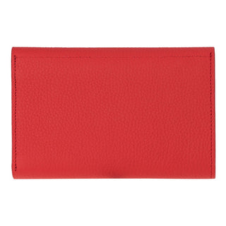 Linea Leather Women's Wallet, Red - UnBranded
