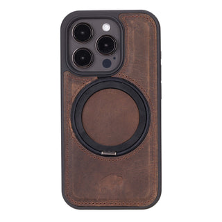 Loop iPhone 15 Pro Case, Distressed Coffee - BlackBrook Case