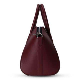 Lorenza Leather Women's Bag, Medium, Bordeaux - BlackBrook Case