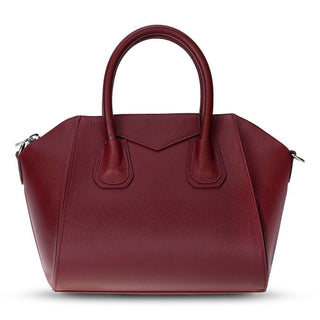 Lorenza Leather Women's Bag, Medium, Bordeaux - BlackBrook Case