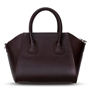 Lorenza Leather Women's Bag, Medium, Brown - BlackBrook Case