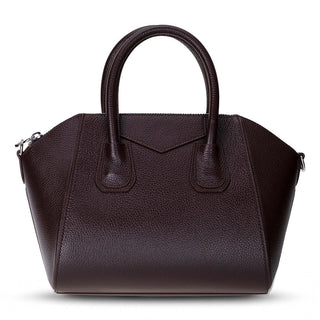 Lorenza Leather Women's Bag, Medium, Brown - BlackBrook Case