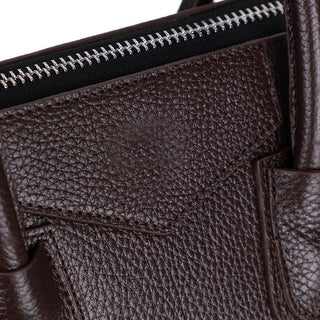 Lorenza Leather Women's Bag, Medium, Brown - BlackBrook Case
