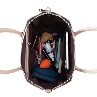 Lorenza Leather Women's Bag, Medium, Mink - BlackBrook Case