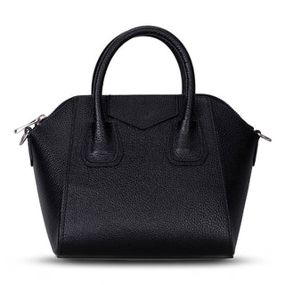 Lorenza Leather Women's Bag, Small, Black - BlackBrook Case