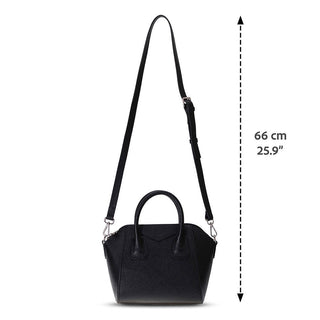 Lorenza Leather Women's Bag, Small, Black - BlackBrook Case