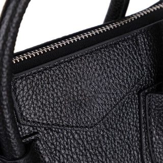 Lorenza Leather Women's Bag, Small, Black - BlackBrook Case