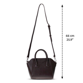 Lorenza Leather Women's Bag, Small, Brown - BlackBrook Case