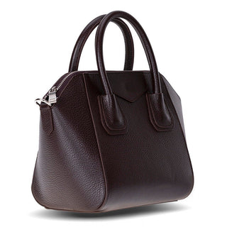 Lorenza Leather Women's Bag, Small, Brown - BlackBrook Case