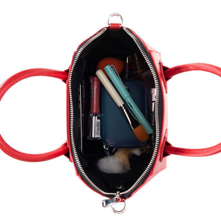 Lorenza Leather Women's Bag, Small, Red - UnBranded