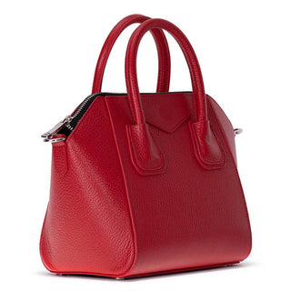 Lorenza Leather Women's Bag, Small, Red - UnBranded
