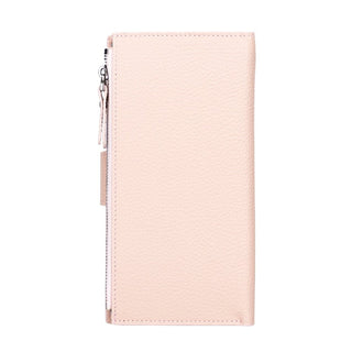 Lozan Full‑Grain Leather Crossbody Wallet – Pink - UnBranded
