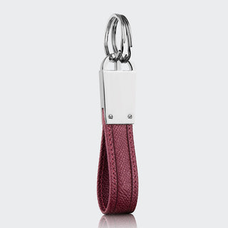 Roma Unisex Leather Key Holder – Mapi Edition, Gray