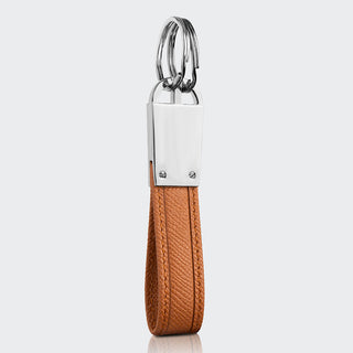 Roma Unisex Leather Key Holder – Mapi Edition, Gray