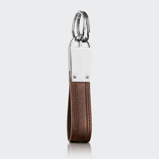 Roma Unisex Leather Key Holder – Mapi Edition, Gray