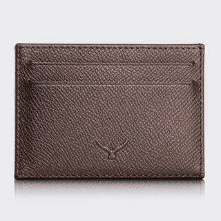 Milano Men’s Slim Leather Card Holder – Mapi Edition, Burgundy