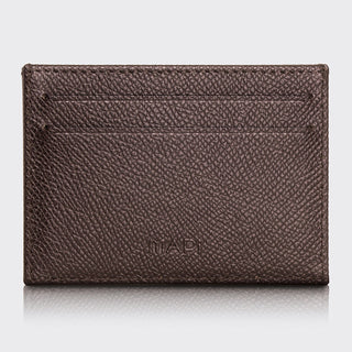 Milano Men’s Slim Leather Card Holder – Mapi Edition, Black