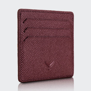 Napoli Men’s Leather Card Holder with Rounded Slots – Mapi Edition, Camel