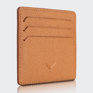 Napoli Men’s Leather Card Holder with Rounded Slots – Mapi Edition, Brown