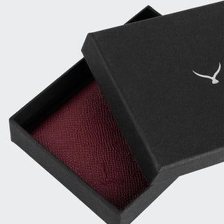 Palermo Men’s Booktype Leather Card Holder – Mapi Edition, Black