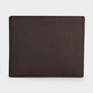 Genova Men’s Leather Bifold Wallet – Mapi Edition, Black