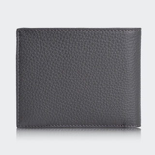 Genova Men’s Leather Bifold Wallet – Mapi Edition, Black