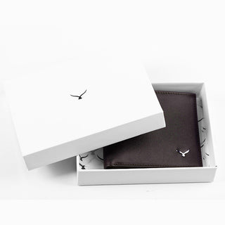 Bologna Men’s Leather Bifold Wallet with Coin Pocket – Mapi Edition, Black & Beige