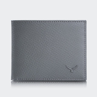 Torino Men’s Leather Bifold Wallet – Mapi Edition, Black