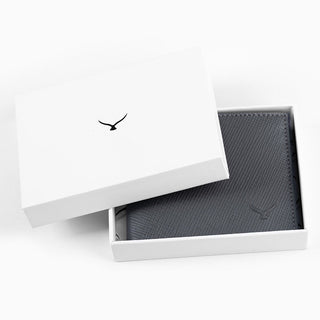 Torino Men’s Leather Bifold Wallet – Mapi Edition, Black