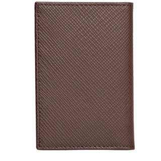 Ravenna Unisex Booktype Leather Card Holder – Mapi Edition, Brown
