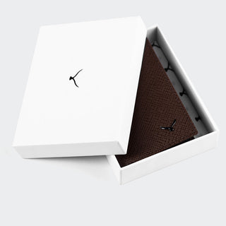 Ravenna Unisex Booktype Leather Card Holder – Mapi Edition, Brown