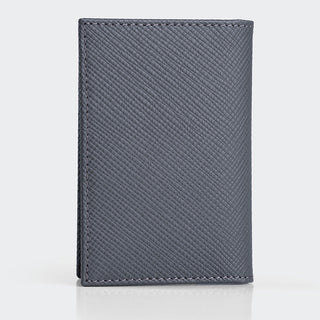 Ravenna Unisex Booktype Leather Card Holder – Mapi Edition, Black