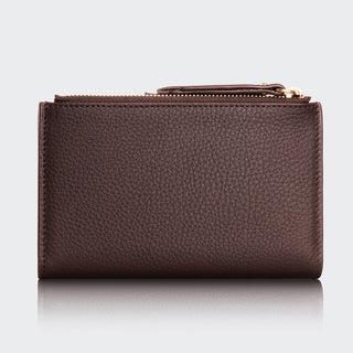 Siena Women’s Two-Pocket Leather Wallet – Mapi Edition, Red