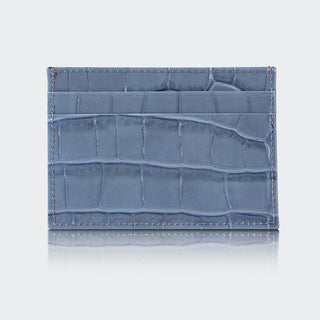 Capri Women’s Croco Leather Card Holder – Mapi Edition, Black