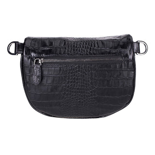 Marla Leather Crossbody Bag, Black - UnBranded