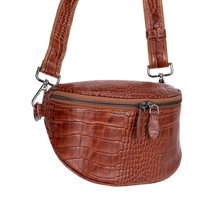 Marla Leather Crossbody Bag, Heather - UnBranded