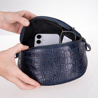 Marla Leather Crossbody Bag, Sizzle - UnBranded