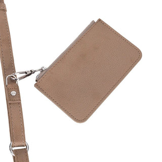 Marlow PU Leather Phone Strap & Wallet Set, Mink - BlackBrook Case