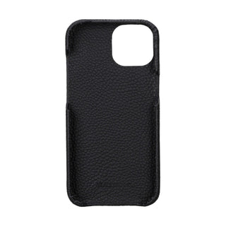 Mason Full-Grain Leather MagSafe Case – iPhone 15 Plus, Pebble Black - BlackBrook Case