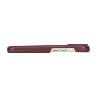 Mason Leather iPhone 14 Plus MagSafe Case, Soft Bordeaux - BlackBrook Case