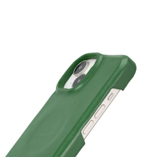 Mason Leather iPhone 14 Plus MagSafe Case, Soft Green - BlackBrook Case