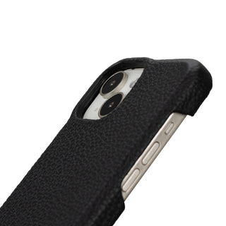 Mason Full - Grain Leather MagSafe Case – iPhone 15, Pebble Black - BlackBrook Case