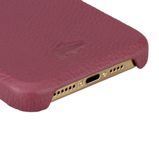 Mason Full-Grain Leather MagSafe Case – iPhone 15 Pro, Bordeaux - BlackBrook Case