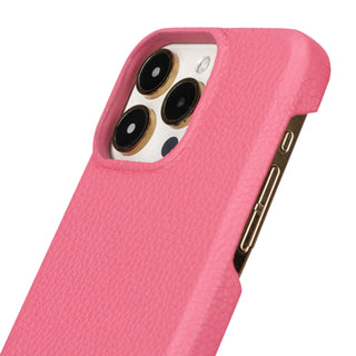 Mason Full - Grain Leather MagSafe Case – iPhone 15 Pro Max, Fuchsia - BlackBrook Case