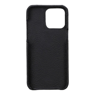 Mason Full-Grain Leather MagSafe Case – iPhone 15 Pro, Pebble Black - BlackBrook Case