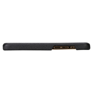 Mason Full-Grain Leather MagSafe Case – iPhone 15 Pro, Pebble Black - BlackBrook Case