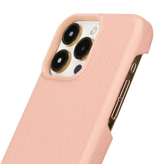Mason Full - Grain Leather MagSafe Case – iPhone 15 Pro Max, Pink - BlackBrook Case