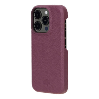 Mason Full-Grain Leather MagSafe Case – iPhone 15 Pro, Purple - BlackBrook Case